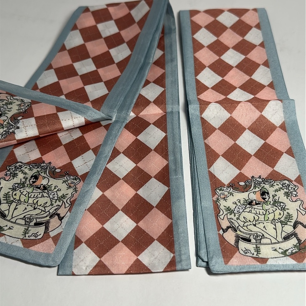 Two Thin Purse Scarves / Hair Bands / Scarves- #1334